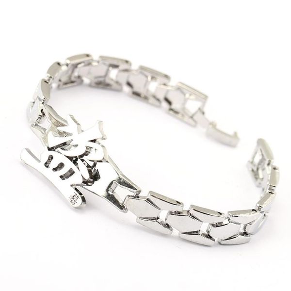 charm bracelets chinese character alloy stainless steel bangles graver robbers chronicles silver color women bracelet, Golden;silver
charm bracelets chinese character alloy stainless steel bangles graver robbers chronicles silver color women bracelet, Golden;silver