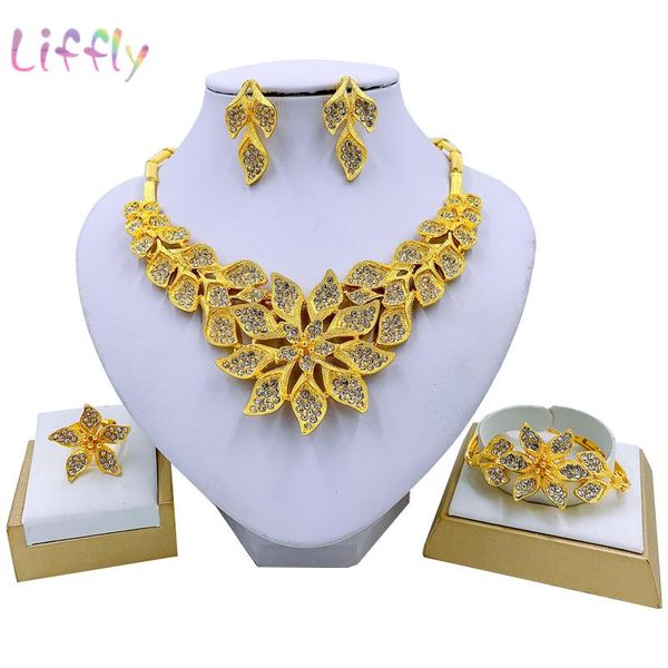 earrings & necklace liffly dubai gold fashion bridal wedding ring jewelry sets set bracelet for women african, Silver 
earrings & necklace liffly dubai gold fashion bridal wedding ring jewelry sets set bracelet for women african, Silver