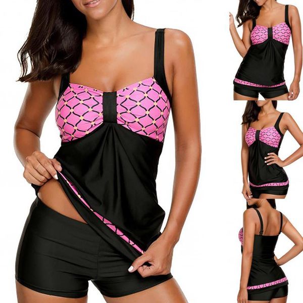 women's swimwear woman color contrast swimsuit printed two pieces bikini sets beach, White;black
women's swimwear woman color contrast swimsuit printed two pieces bikini sets beach, White;black