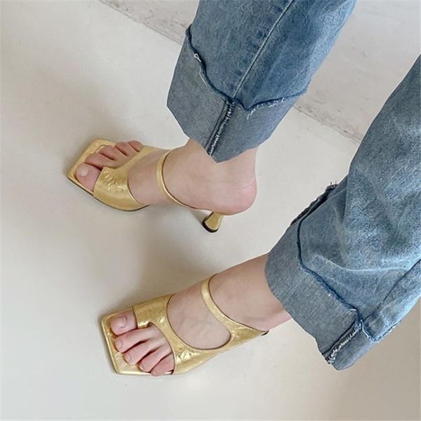 slippers pxelena luxury genuine leather toe ring flip flops women stiletto thin high heels party date dress evening slides summer slipper, Black
slippers pxelena luxury genuine leather toe ring flip flops women stiletto thin high heels party date dress evening slides summer slipper, Black