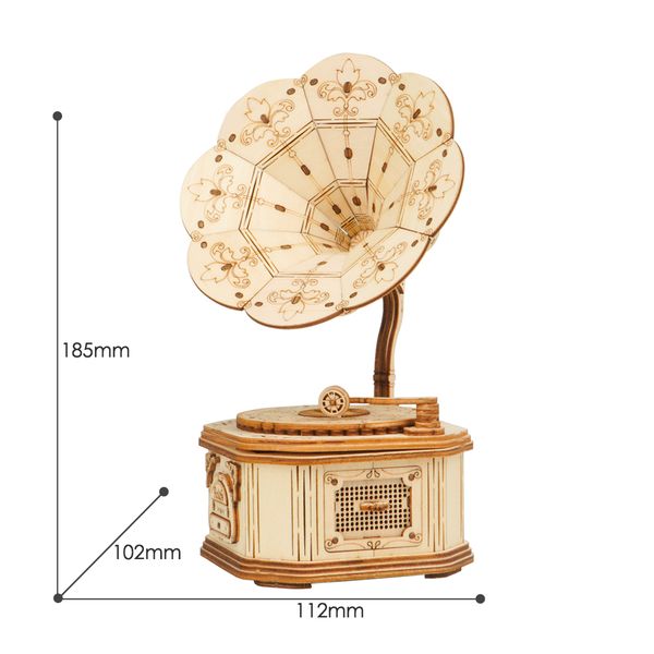 Gramophone 3D Wooden Puzzle Model Building Kits Toys For Children Kids Girls Birthday Gift
Gramophone 3D Wooden Puzzle Model Building Kits Toys For Children Kids Girls Birthday Gift