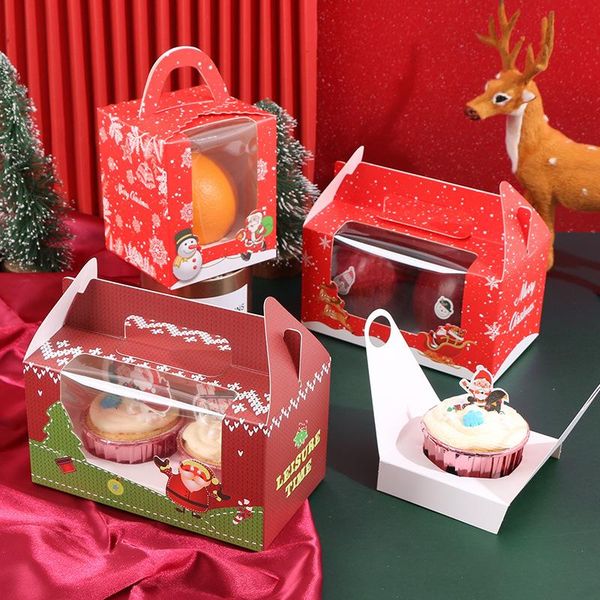 gift wrap 6pcs paper box with window christmas treat boxes cupcake muffin cake food packaging xmas birthday party decor
gift wrap 6pcs paper box with window christmas treat boxes cupcake muffin cake food packaging xmas birthday party decor