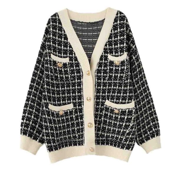japanese loose long-sleeved plaid single-breasted winter queen tweed jacket multicolor trend ladies coats women autumn 210510, Black;brown
japanese loose long-sleeved plaid single-breasted winter queen tweed jacket multicolor trend ladies coats women autumn 210510, Black;brown