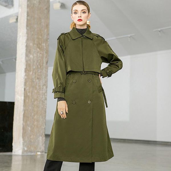 women's trench coats kamiying brand design autumn warm women knee length cool windbreaker fashion slim fit long trenchcoat pkhc655, Tan;black
women's trench coats kamiying brand design autumn warm women knee length cool windbreaker fashion slim fit long trenchcoat pkhc655, Tan;black
