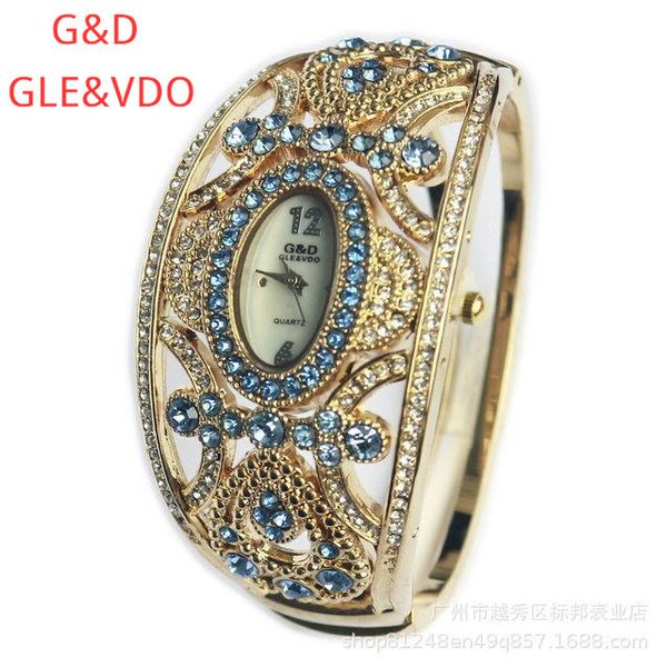 g & d gaston watch diamond bracelet quartz watch women's non mechanical, Slivery;brown
g & d gaston watch diamond bracelet quartz watch women's non mechanical, Slivery;brown