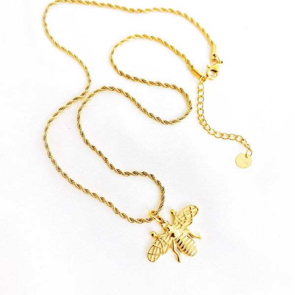 earrings & necklace stainless steel jewelry gold plated bee for women insect chain pendant female party bijoux, Silver
earrings & necklace stainless steel jewelry gold plated bee for women insect chain pendant female party bijoux, Silver