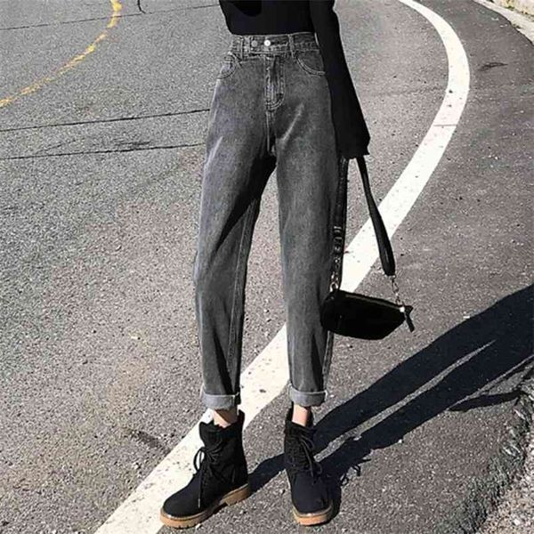 autumn winter fashion women blue jeans high waist loose denim harem pants all-matched casual vintage s241 210512
autumn winter fashion women blue jeans high waist loose denim harem pants all-matched casual vintage s241 210512