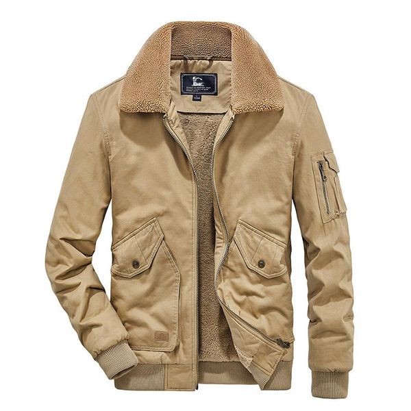 men's down & parkas winter bomber jacket warm casual outwear fleece fur collar thick coat fashion retro jackets turn mens clothing, Black
men's down & parkas winter bomber jacket warm casual outwear fleece fur collar thick coat fashion retro jackets turn mens clothing, Black