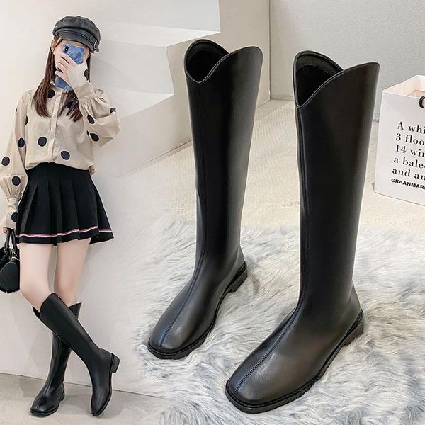 boots knight women's long 2021 net red round head western cowboy high tube fashion wild, Black
boots knight women's long 2021 net red round head western cowboy high tube fashion wild, Black
