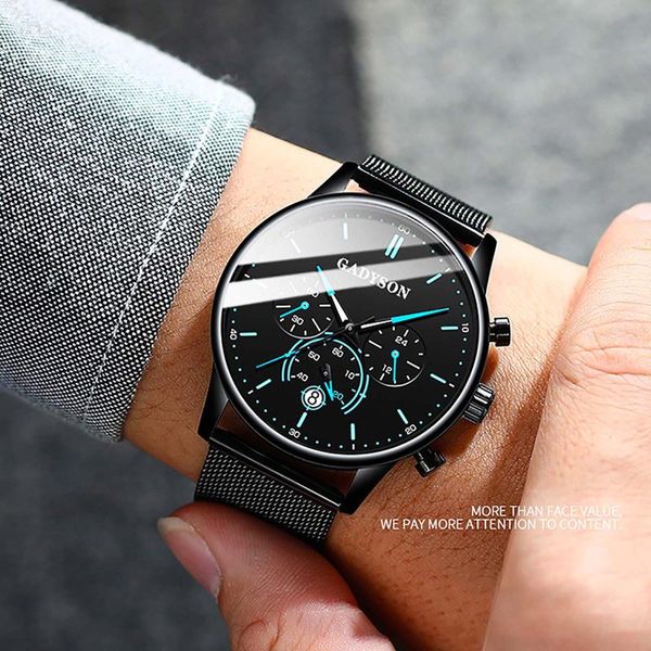 wristwatches 2021 men's quartz watch reloj hombre single calendar casual alloy mesh strap business watches man clock relogio masculino, Slivery;brown
wristwatches 2021 men's quartz watch reloj hombre single calendar casual alloy mesh strap business watches man clock relogio masculino, Slivery;brown