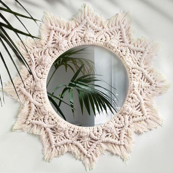 mirrors wall hanging decorative mirror large round macrame tapestry bohemia home vintage big mandala bedroom living room makeup
mirrors wall hanging decorative mirror large round macrame tapestry bohemia home vintage big mandala bedroom living room makeup