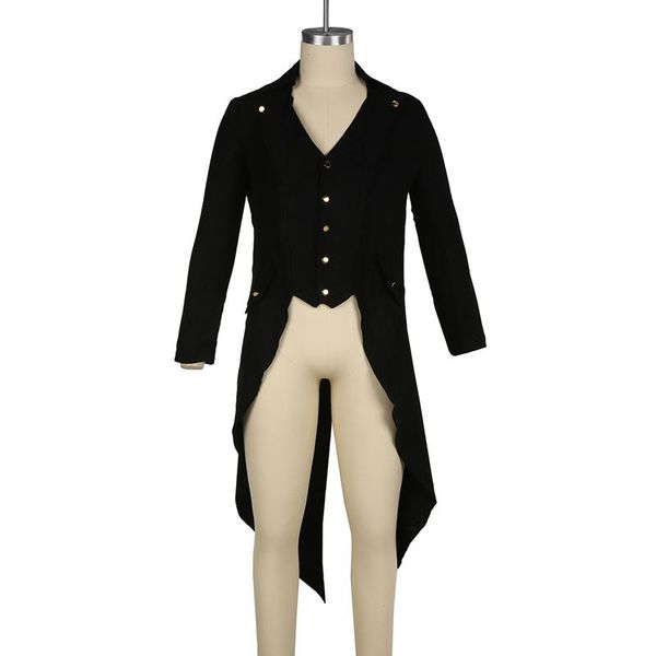men's suits & blazers tuxedo coat vintage steampunk retro tailcoat jacket long sleeve single breasted dovetail plus size 4xl, White;black
men's suits & blazers tuxedo coat vintage steampunk retro tailcoat jacket long sleeve single breasted dovetail plus size 4xl, White;black