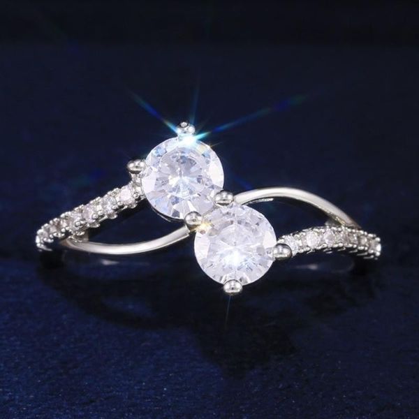 wedding rings caoshi delicate bridal for women sliver color overlapping design with shiny cubic zirconia trendy jewelry, Slivery;golden
wedding rings caoshi delicate bridal for women sliver color overlapping design with shiny cubic zirconia trendy jewelry, Slivery;golden