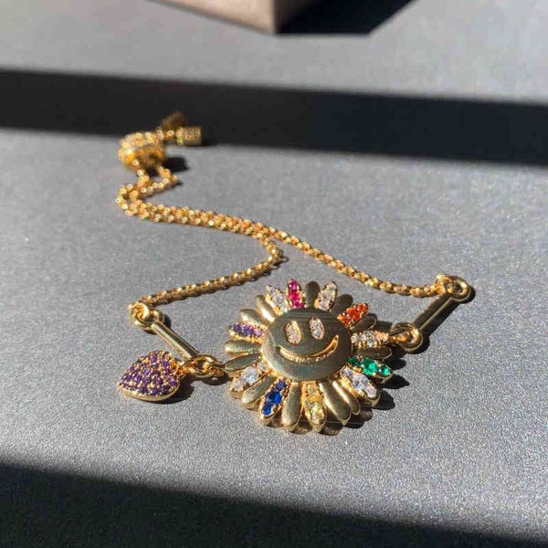 umgodly fashion brand bracelet gold color smiling face sun flower an afternoon at the beach love heart series women jewelry, Golden;silver
umgodly fashion brand bracelet gold color smiling face sun flower an afternoon at the beach love heart series women jewelry, Golden;silver