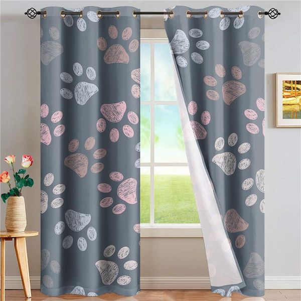 dog blackout curtains for living room modern kitchen bedroom thick drapes panel fabric on the window curtain &
dog blackout curtains for living room modern kitchen bedroom thick drapes panel fabric on the window curtain &