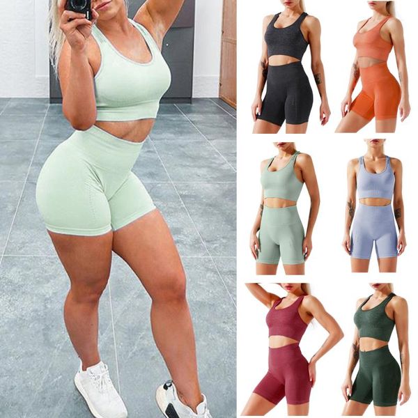 yoga outfit for women seamless 2 piece workout gym shorts high waist leggings with sport bra set
yoga outfit for women seamless 2 piece workout gym shorts high waist leggings with sport bra set