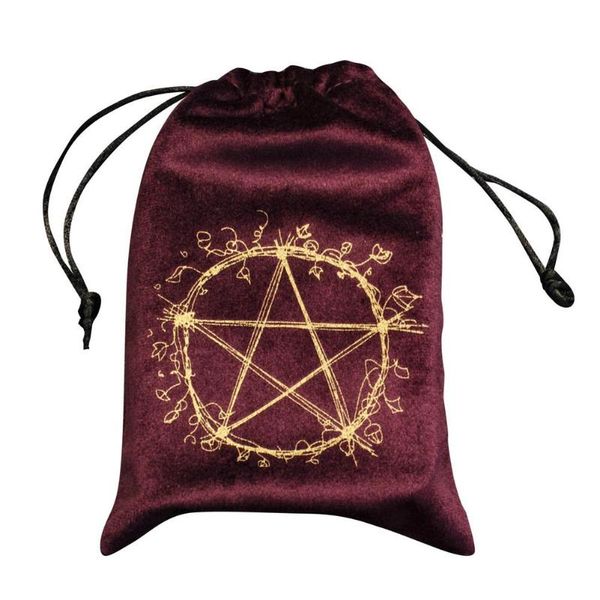 storage bags velvet pentagram tarot bag divination drawstring package board games card embroidery cards container
storage bags velvet pentagram tarot bag divination drawstring package board games card embroidery cards container