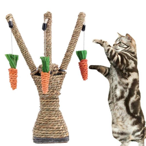 cat toys 14 cm pet funny interactive scratching post sisal rope teeth grinding string carrots toy bite chew
cat toys 14 cm pet funny interactive scratching post sisal rope teeth grinding string carrots toy bite chew