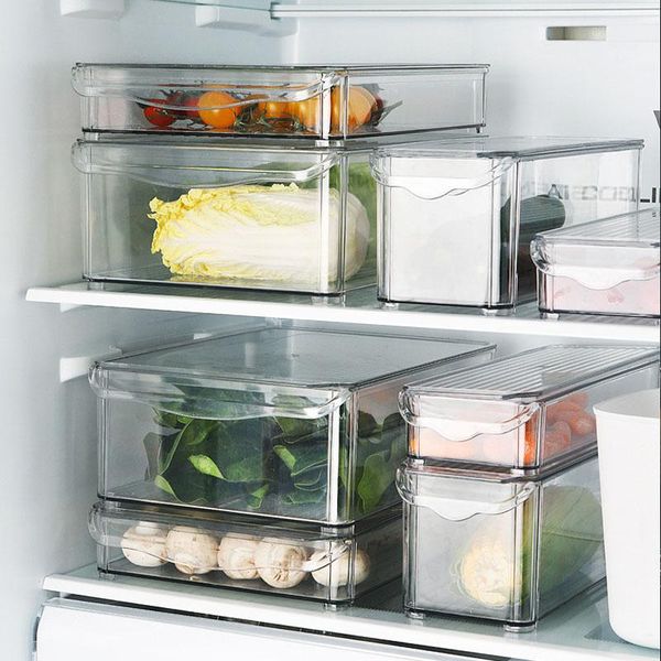 storage bottles & jars transparent plastic with lid sealed refrigerator fresh-keeping box for fruit and vegetable sorting rectangular contai
storage bottles & jars transparent plastic with lid sealed refrigerator fresh-keeping box for fruit and vegetable sorting rectangular contai