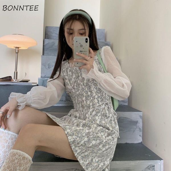 dress women printed lace retro trendy ruffles full sleeve voile bandage cross waist side a-line ulzzang square collar elegant casual dresses, Black;gray
dress women printed lace retro trendy ruffles full sleeve voile bandage cross waist side a-line ulzzang square collar elegant casual dresses, Black;gray