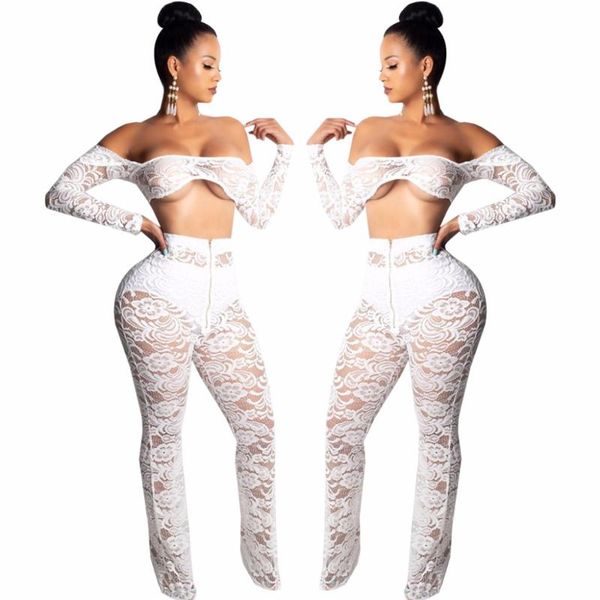 women's jumpsuits & rompers 2021 fashion women party see through lady night club bodycon bodysuits autumn vestidos lace playsuits, Black;white
women's jumpsuits & rompers 2021 fashion women party see through lady night club bodycon bodysuits autumn vestidos lace playsuits, Black;white