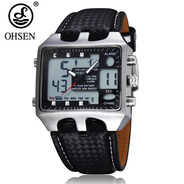 fashion brand digital quartz dress mens boys watch wristwatches leather band 30m waterproof swim business hand gift, Slivery;brown
fashion brand digital quartz dress mens boys watch wristwatches leather band 30m waterproof swim business hand gift, Slivery;brown