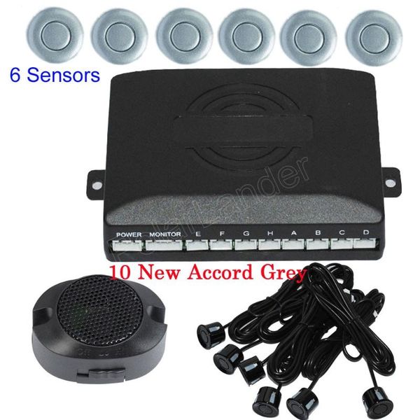car rear view cameras& parking sensors sensor kit 6 auto reverse backup radar system detector 44 colors to choose buzzer sound 
car rear view cameras& parking sensors sensor kit 6 auto reverse backup radar system detector 44 colors to choose buzzer sound