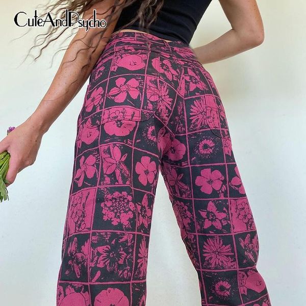 women's jeans streetwear harajuku print y2k denim retro floral high waist cargo trousers aesthetic 90s vintage pants cuteandpsycho, Blue
women's jeans streetwear harajuku print y2k denim retro floral high waist cargo trousers aesthetic 90s vintage pants cuteandpsycho, Blue