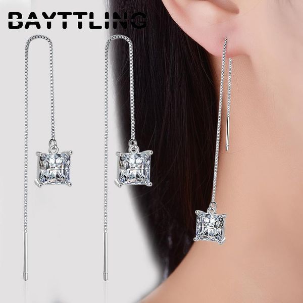 dangle & chandelier bayttling 925 sterling silver luxury shiny square zircon tassel drop earrings for woman charm wedding party jewelry gift
dangle & chandelier bayttling 925 sterling silver luxury shiny square zircon tassel drop earrings for woman charm wedding party jewelry gift