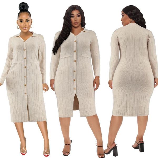 plus size dresses women's 2021 summer knitting fashion casual solid color sweater dress clothing, Black
plus size dresses women's 2021 summer knitting fashion casual solid color sweater dress clothing, Black