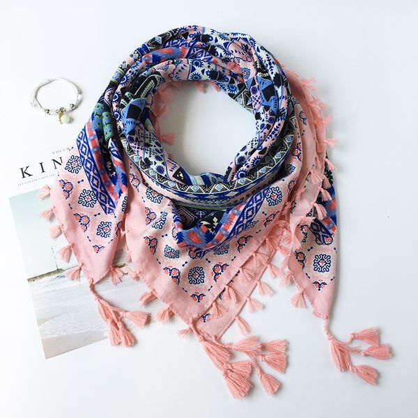 famous family style twill cotton square scarf, Blue;white 
famous family style twill cotton square scarf, Blue;white