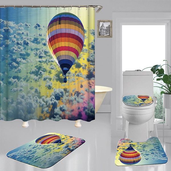 shower curtains 3d color balloon scenery creative digital printing curtain waterproof bathroom decoration 4-piece set
shower curtains 3d color balloon scenery creative digital printing curtain waterproof bathroom decoration 4-piece set