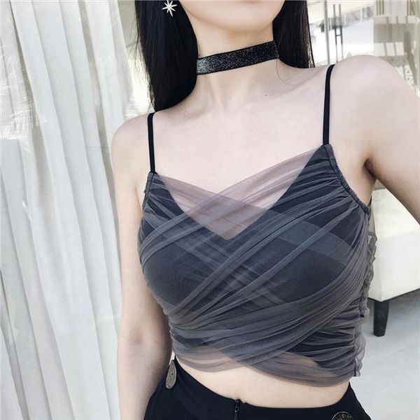 Summer Gothic Street Chic Womens Tanks Sexy Club Punk Black Gray Sling Tank Tops Women Goth Fashion Crop, White 
Summer Gothic Street Chic Womens Tanks Sexy Club Punk Black Gray Sling Tank Tops Women Goth Fashion Crop, White