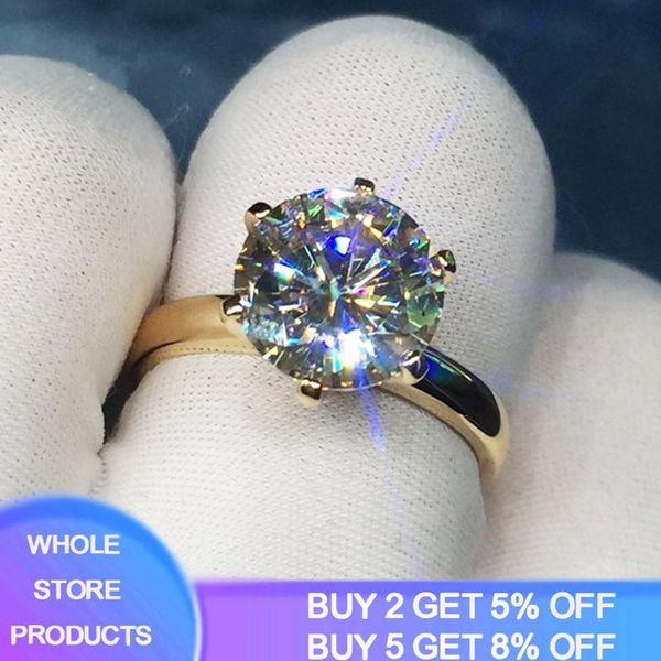 cluster rings yanhui with 18krgp logo pure solid yellow 18k gold luxury round solitaire 8mm 2ct zirconia diamond wedding for women, Golden;silver
cluster rings yanhui with 18krgp logo pure solid yellow 18k gold luxury round solitaire 8mm 2ct zirconia diamond wedding for women, Golden;silver