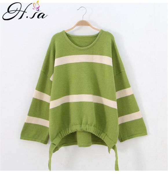 women's sweaters h.sa women pullover flare sleeve green knit pull jumpers striped colorful knitwear sweater fall korean sueter feminino, White;black
women's sweaters h.sa women pullover flare sleeve green knit pull jumpers striped colorful knitwear sweater fall korean sueter feminino, White;black