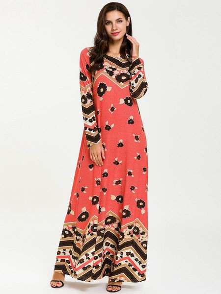 2021 spring new muslim abaya dress women print dubai arab a-line party long dresses middle east kimono turkish ramada clothing, Red
2021 spring new muslim abaya dress women print dubai arab a-line party long dresses middle east kimono turkish ramada clothing, Red
