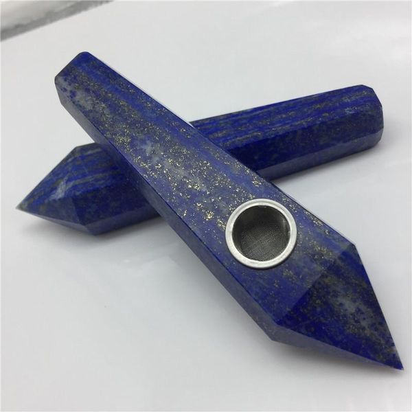 decorative objects & figurines wholesale natural crystal stone lapis lazuli magic wand smoking pipe cigarette healing with metal filter
decorative objects & figurines wholesale natural crystal stone lapis lazuli magic wand smoking pipe cigarette healing with metal filter
