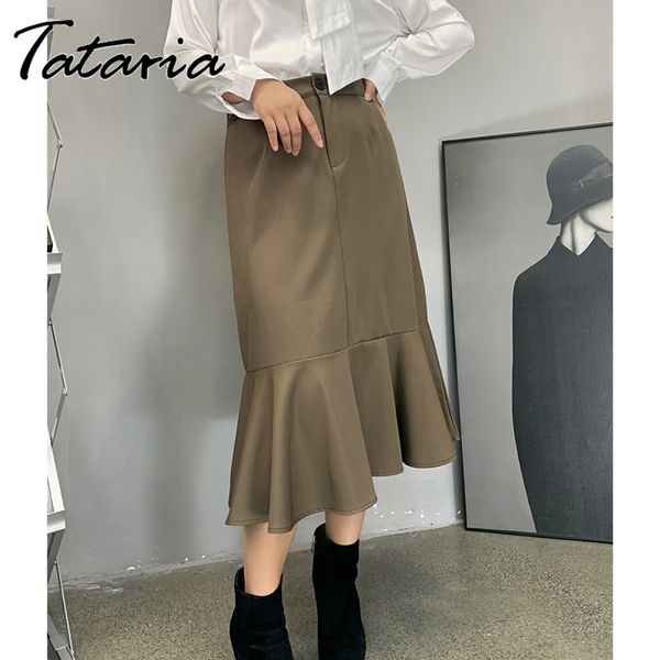 midi skirt womens plus size elegant high waist khaki mermaid korean style ladies casual long spring 210514, Black
midi skirt womens plus size elegant high waist khaki mermaid korean style ladies casual long spring 210514, Black