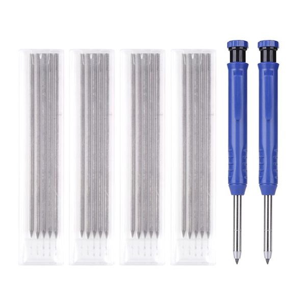 professional hand tool sets 2pcs carpenter woodworking pencil 24 refill mechanical deep hole marker pen scriber built-in sharpener line draw
professional hand tool sets 2pcs carpenter woodworking pencil 24 refill mechanical deep hole marker pen scriber built-in sharpener line draw