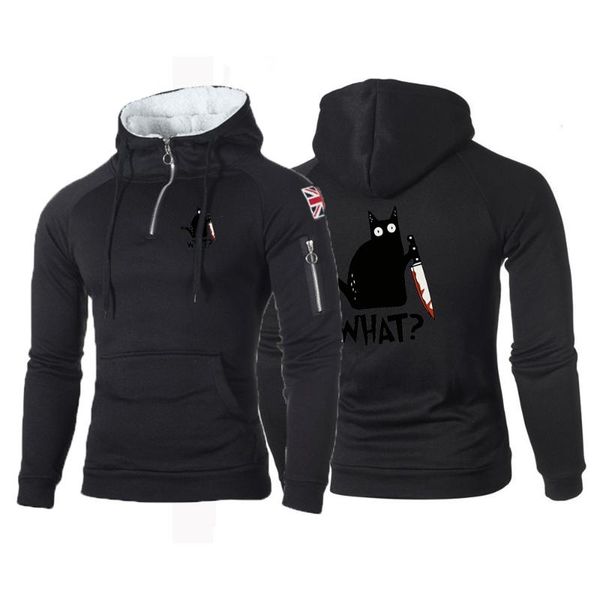 men's jackets 2021 cartoon black cat what hooded sweater casual all-match pure color fitness comfortable sport hoodies men athletic jac, Black;brown
men's jackets 2021 cartoon black cat what hooded sweater casual all-match pure color fitness comfortable sport hoodies men athletic jac, Black;brown