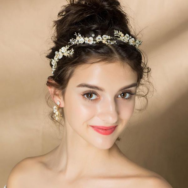 hair clips & barrettes sweet wedding headband ornaments shining shell flower beads handmade bride headdress bn, Golden;silver
hair clips & barrettes sweet wedding headband ornaments shining shell flower beads handmade bride headdress bn, Golden;silver