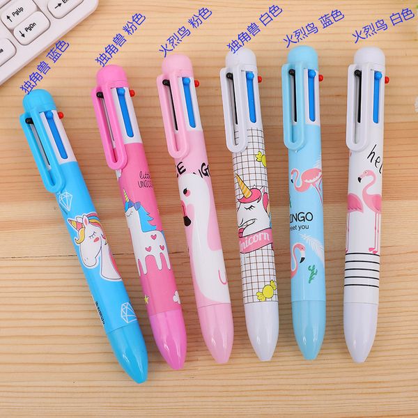pen b korean cartoon unicorn flamingo creative multicolor 6-color ballpoint students press the color hand
pen b korean cartoon unicorn flamingo creative multicolor 6-color ballpoint students press the color hand