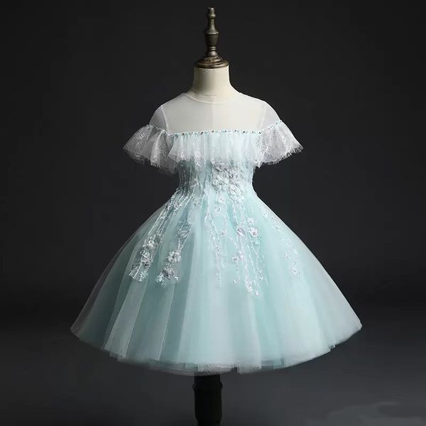 tea length flower girl dresses ball gown stunning zipper back major beading sequins, White;blue
tea length flower girl dresses ball gown stunning zipper back major beading sequins, White;blue