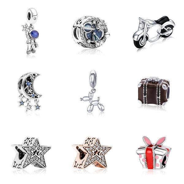 fits pandora bracelets 20pcs motorcycle gift box moon stars dog five-pointed star silver charm bead fit original pandora bracelets diy jewel, Black
fits pandora bracelets 20pcs motorcycle gift box moon stars dog five-pointed star silver charm bead fit original pandora bracelets diy jewel, Black