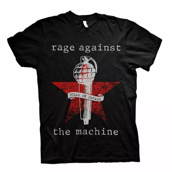 rage against the machine t shirt bulls on parade black official rock metal merch, White;black
rage against the machine t shirt bulls on parade black official rock metal merch, White;black