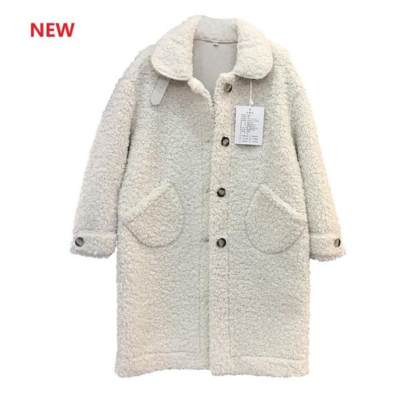 women's wool & blends 2021 spring coat women lambswool jacket composite shearling lamb fur outwear female winter thick warm lon, Black
women's wool & blends 2021 spring coat women lambswool jacket composite shearling lamb fur outwear female winter thick warm lon, Black