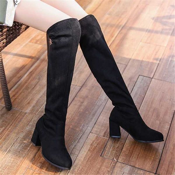 boots autumn winter suede pointed head high skinny stretch women over-the-knee female plus cotton warm 5f6i, Black
boots autumn winter suede pointed head high skinny stretch women over-the-knee female plus cotton warm 5f6i, Black