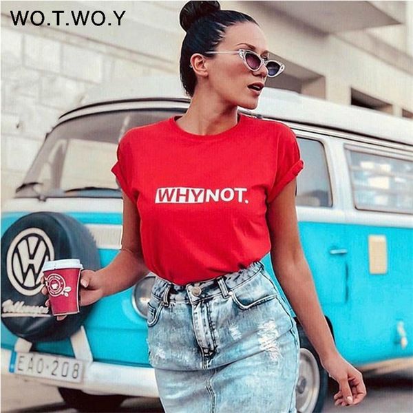 wotwoy funny letters t shirt women cotton summer printed t-shirt casual tee women short sleeve female white black red tees 210320
wotwoy funny letters t shirt women cotton summer printed t-shirt casual tee women short sleeve female white black red tees 210320