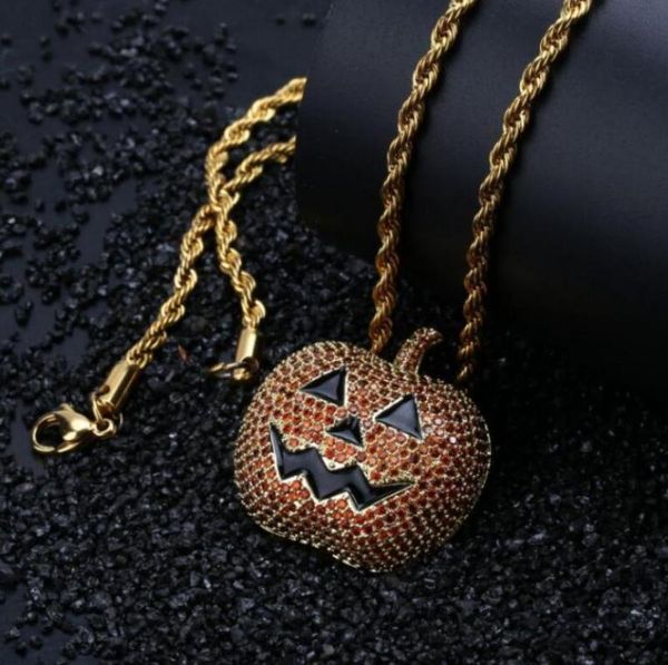 chains fashion hip-hop trend men and women inlaid crystal pumpkin necklace jewelry gift, Silver
chains fashion hip-hop trend men and women inlaid crystal pumpkin necklace jewelry gift, Silver