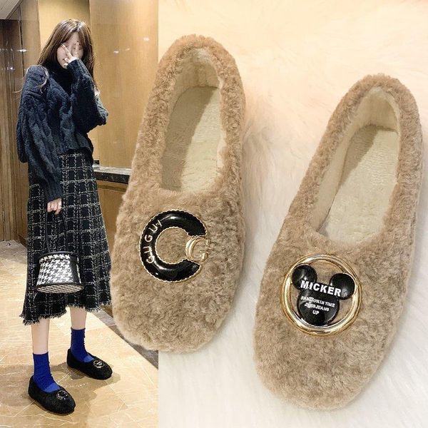 autumn winter women ballet flats lovely bow warm fur comfort cotton shoes woman loafers fluffy zapatos de mujer slippers, Black
autumn winter women ballet flats lovely bow warm fur comfort cotton shoes woman loafers fluffy zapatos de mujer slippers, Black